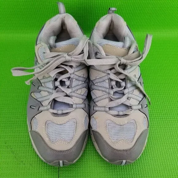 ✅Nevados V7002WWSLV Low-Top Gray/Blue Lace up Hiking Shoes Women's Size US 9.5 - Picture 13 of 16
